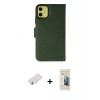 MARSİLYAN™- iPhone 13 Mini Kılıf Siluet Işık Serisi - Siyah 6D Mat Seramik Hayalet Nano Ekran Koruyucu + Renkli Kamera Lens Koruma Cam - PE