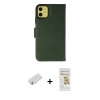 MARSİLYAN™- iPhone 13 Mini Kılıf Siluet Işık Serisi - Siyah Mat Seramik Nano Ekran Koruyucu + Renkli Kamera Lens Koruma Cam - TU