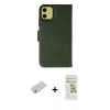 MARSİLYAN™- iPhone 13 Mini Kılıf Siluet Işık Serisi - Siyah Mat Seramik Nano Ekran Koruyucu + Renkli Kamera Lens Koruma Cam - SI