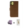 MARSİLYAN™- iPhone 13 Mini Kılıf Siluet Işık Serisi - Siyah Mat Seramik Nano Ekran Koruyucu + Raze Metal Kamera Lens - SH