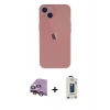 MARSİLYAN™- iPhone 13 Mini Kılıf Yadigar Yansıma Serisi - Siyah Bilvis Hayalet Cam Ekran Koruyucu + Raze Metal Kamera Lens - PE