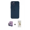 MARSİLYAN™- iPhone 13 Mini Kılıf Yadigar Yansıma Serisi - Siyah Mat Seramik Nano Ekran Koruyucu + Raze Metal Kamera Lens - MI