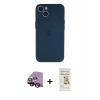 MARSİLYAN™- iPhone 13 Mini Kılıf Yadigar Yansıma Serisi - Siyah Mat Seramik Nano Ekran Koruyucu + Raze Metal Kamera Lens - SH