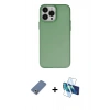 MARSİLYAN™- iPhone 13 Pro Kılıf Ahenk Çizgi Prime - Siyah 3D Antistatik Seramik Nano Ekran Koruyucu + Metal Kamera Lens Koruma Cam - AKYL