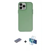 MARSİLYAN™- iPhone 13 Pro Kılıf Ahenk Çizgi Prime - Siyah 3D Antistatik Seramik Nano Ekran Koruyucu + Renkli Kamera Lens Koruma Cam - MI