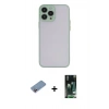 MARSİLYAN™- iPhone 13 Pro Kılıf Ahenk Çizgi Serisi - Şeffaf 360 Full Body Arka Koruyucu + Shine Kamera Lens Koruma Cam - PE