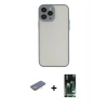 MARSİLYAN™- iPhone 13 Pro Kılıf Ahenk Çizgi Serisi - Şeffaf 360 Full Body Arka Koruyucu + Renkli Kamera Lens Koruma Cam - SI