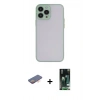 MARSİLYAN™- iPhone 13 Pro Kılıf Ahenk Çizgi Serisi - Şeffaf 360 Full Body Arka Koruyucu + Renkli Kamera Lens Koruma Cam - TU