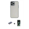 MARSİLYAN™- iPhone 13 Pro Kılıf Ahenk Çizgi Serisi - Şeffaf 360 Full Body Arka Koruyucu + Renkli Kamera Lens Koruma Cam - TU