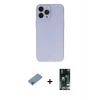 MARSİLYAN™- iPhone 13 Pro Kılıf Atlas Minimal Prime - Şeffaf 360 Full Body Arka Koruyucu + Shine Kamera Lens Koruma Cam - GI