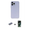MARSİLYAN™- iPhone 13 Pro Kılıf Atlas Minimal Prime - Şeffaf 360 Full Body Arka Koruyucu + Renkli Kamera Lens Koruma Cam - MI