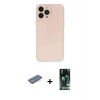 MARSİLYAN™- iPhone 13 Pro Kılıf Atlas Minimal Prime - Şeffaf 360 Full Body Arka Koruyucu + Renkli Kamera Lens Koruma Cam - YL