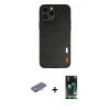 MARSİLYAN™- iPhone 13 Pro Kılıf Doruk Asil Koleksiyonu - Şeffaf 360 Full Body Arka Koruyucu + Renkli Kamera Lens Koruma Cam - TU
