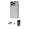MARSİLYAN™- iPhone 13 Pro Kılıf Doruk Doku Prime - Şeffaf 360 Full Body Arka Koruyucu + Renkli Kamera Lens Koruma Cam - MI