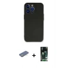 MARSİLYAN™- iPhone 13 Pro Kılıf Kozmos Yansıma Özel Seri - Şeffaf 360 Full Body Arka Koruyucu + Renkli Kamera Lens Koruma Cam - YL