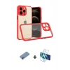 MARSİLYAN™- iPhone 13 Pro Kılıf Nova Asil Özel Seri - Siyah 3D Antistatik Seramik Nano Ekran Koruyucu + Shine Kamera Lens Koruma Cam - PE