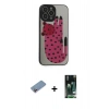 MARSİLYAN™- iPhone 13 Pro Kılıf Odak Klasik Serisi - Şeffaf 360 Full Body Arka Koruyucu + Shine Kamera Lens Koruma Cam - PE