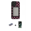 MARSİLYAN™- iPhone 13 Pro Kılıf Odak Klasik Serisi - Şeffaf 360 Full Body Arka Koruyucu + Renkli Kamera Lens Koruma Cam - TU