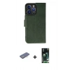 MARSİLYAN™- iPhone 13 Pro Kılıf Siluet Işık Serisi - Şeffaf 360 Full Body Arka Koruyucu + Renkli Kamera Lens Koruma Cam - MI