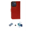 MARSİLYAN™- iPhone 13 Pro Kılıf Siluet Işık Serisi - Siyah 3D Antistatik Seramik Nano Ekran Koruyucu + Shine Kamera Lens Koruma Cam - PE