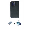 MARSİLYAN™- iPhone 13 Pro Kılıf Siluet Işık Serisi - Siyah 3D Antistatik Seramik Nano Ekran Koruyucu + Shine Kamera Lens Koruma Cam - PE