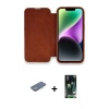 MARSİLYAN™- iPhone 13 Pro Kılıf Siluet Minimal Serisi - Şeffaf 360 Full Body Arka Koruyucu + Renkli Kamera Lens Koruma Cam - YL