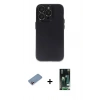 MARSİLYAN™- iPhone 13 Pro Kılıf Ufuk Minimal Özel Seri - Şeffaf 360 Full Body Arka Koruyucu + Shine Kamera Lens Koruma Cam - PE