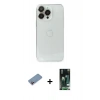 MARSİLYAN™- iPhone 13 Pro Kılıf Ufuk Minimal Özel Seri - Şeffaf 360 Full Body Arka Koruyucu + Shine Kamera Lens Koruma Cam - PE