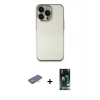 MARSİLYAN™- iPhone 13 Pro Kılıf Vadi Minimal - Şeffaf 360 Full Body Arka Koruyucu + Renkli Kamera Lens Koruma Cam - TU