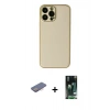 MARSİLYAN™- iPhone 13 Pro Kılıf Yadigar Klasik - Şeffaf 360 Full Body Arka Koruyucu + Renkli Kamera Lens Koruma Cam - PE