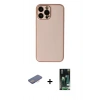 MARSİLYAN™- iPhone 13 Pro Kılıf Yadigar Klasik - Şeffaf 360 Full Body Arka Koruyucu + Renkli Kamera Lens Koruma Cam - PE