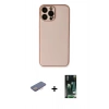 MARSİLYAN™- iPhone 13 Pro Kılıf Yadigar Klasik - Şeffaf 360 Full Body Arka Koruyucu + Renkli Kamera Lens Koruma Cam - PE