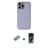 MARSİLYAN™- iPhone 13 Pro Kılıf Yadigar Klasik - Şeffaf 360 Full Body Arka Koruyucu + Shine Kamera Lens Koruma Cam - GI