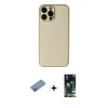 MARSİLYAN™- iPhone 13 Pro Kılıf Yadigar Klasik - Şeffaf 360 Full Body Arka Koruyucu + Shine Kamera Lens Koruma Cam - PE
