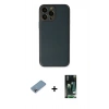 MARSİLYAN™- iPhone 13 Pro Kılıf Yadigar Klasik - Şeffaf 360 Full Body Arka Koruyucu + Shine Kamera Lens Koruma Cam - GI
