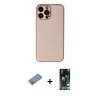 MARSİLYAN™- iPhone 13 Pro Kılıf Yadigar Klasik - Şeffaf 360 Full Body Arka Koruyucu + Shine Kamera Lens Koruma Cam - PE