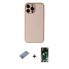 MARSİLYAN™- iPhone 13 Pro Kılıf Yadigar Klasik - Şeffaf 360 Full Body Arka Koruyucu + Shine Kamera Lens Koruma Cam - GI