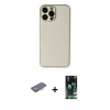 MARSİLYAN™- iPhone 13 Pro Kılıf Yadigar Klasik - Şeffaf 360 Full Body Arka Koruyucu + Renkli Kamera Lens Koruma Cam - TU