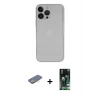 MARSİLYAN™- iPhone 13 Pro Kılıf Yadigar Yansıma Serisi - Şeffaf 360 Full Body Arka Koruyucu + Renkli Kamera Lens Koruma Cam - SI
