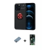 MARSİLYAN™- iPhone 13 Pro Kılıf Yankı Form Prime - Şeffaf 360 Full Body Arka Koruyucu + Shine Kamera Lens Koruma Cam - GI