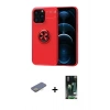 MARSİLYAN™- iPhone 13 Pro Kılıf Yankı Form Prime - Şeffaf 360 Full Body Arka Koruyucu + Renkli Kamera Lens Koruma Cam - SI
