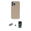 MARSİLYAN™- iPhone 13 Pro Kılıf Zirve Modern Özel Seri - Şeffaf 360 Full Body Arka Koruyucu + Renkli Kamera Lens Koruma Cam - MI