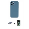 MARSİLYAN™- iPhone 13 Pro Kılıf Zirve Modern Özel Seri - Şeffaf 360 Full Body Arka Koruyucu + Renkli Kamera Lens Koruma Cam - PE