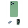 MARSİLYAN™- iPhone 13 Pro Kılıf Zirve Modern Özel Seri - Şeffaf 360 Full Body Arka Koruyucu + Shine Kamera Lens Koruma Cam - PE