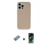 MARSİLYAN™- iPhone 13 Pro Kılıf Zirve Modern Özel Seri - Şeffaf 360 Full Body Arka Koruyucu + Shine Kamera Lens Koruma Cam - GI