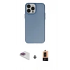 MARSİLYAN™- iPhone 13 Pro Max Kılıf Ahenk Çizgi Prime - Şeffaf Maxco Cam Ekran Koruyucu + Pers Alüminyum Kamera Lens - GI