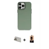 MARSİLYAN™- iPhone 13 Pro Max Kılıf Ahenk Çizgi Prime - Şeffaf Maxco Cam Ekran Koruyucu + Rainbow Kamera Lens Koruma Cam - REGD