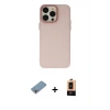 MARSİLYAN™- iPhone 13 Pro Max Kılıf Ahenk Çizgi Prime - Şeffaf Maxco Cam Ekran Koruyucu + Shine Kamera Lens Koruma Cam - GI