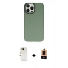 MARSİLYAN™- iPhone 13 Pro Max Kılıf Ahenk Çizgi Prime - Şeffaf Maxco Cam Ekran Koruyucu + Shine Kamera Lens - GD