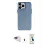 MARSİLYAN™- iPhone 13 Pro Max Kılıf Ahenk Çizgi Prime - Şeffaf Pasifik Cam Ekran Koruyucu + Pers Alüminyum Kamera Lens - GI